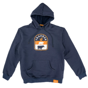 Traeger Kapuzenpullover mit Animalprint XLarge