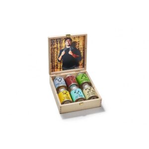 StaySpiced Roland Trettl's 6 Lieblingsgewürze in einer Holzbox - Limited Edition