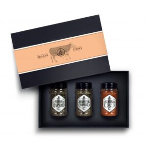 Ankerkraut Geschenkbox "Steaks grillen" 3 Gläser