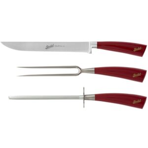 Berkel Elegance Set m. Bratenmesser rot