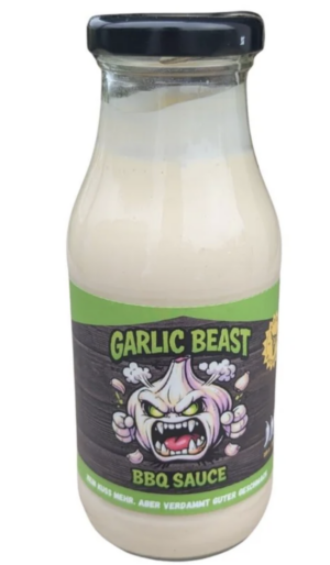 Kitchen Bastards Garlic Beast BBQ Sauce 225g – Cremige Knoblauch Explosion für Grill, Burger & Dip Angebot