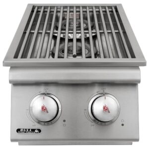 Bull BBQ Doppelter Seiten-Einbaubrenner