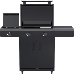 Outdoorchef Planchagrill HEAT C-265 - mit Doppel-Blazing-Zone, Cooking Zone und Gusseisen-Plancha