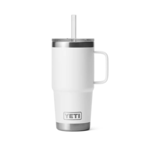 Rambler® 25 oz (710 ml) Straw Mug weiß