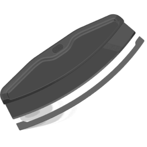 Pizza-Schneider Rocker Blade Black Edition, mit Softgriff
