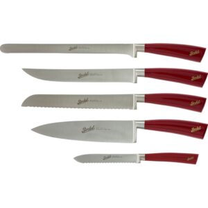 Berkel Elegance Set m. 5 Chefmessern rot