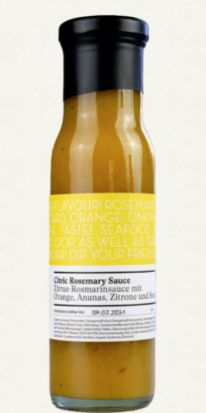Big Green Egg Citric Rosemary Sauce