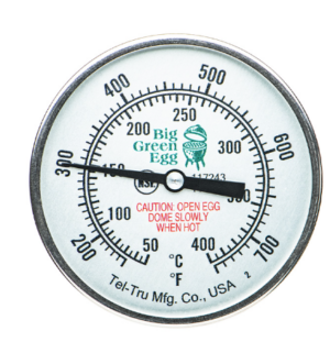 Big Green Egg Tel-Tru Deckelthermometer 2XL, XL, L