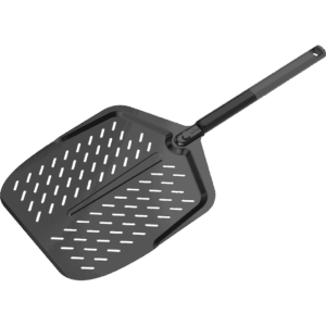 Witt Pizza-Schieber, Aluminium Black Edition 12 Zoll / 30cm, Softgriff abnehmbar