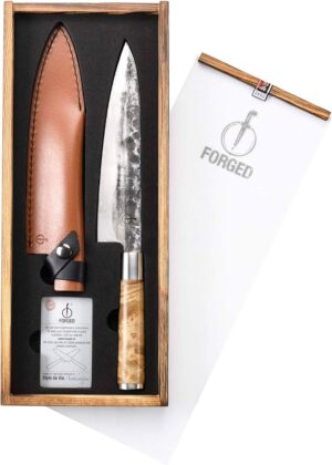 Style De Vie VG10 Chef Messer inkl. Lederetui + Geschenkbox
