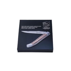 Style de Vie Taschenmesser-Baupaket Bausatz in Zebranoholz