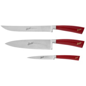 Berkel Elegance Set m. 3 Messern rot
