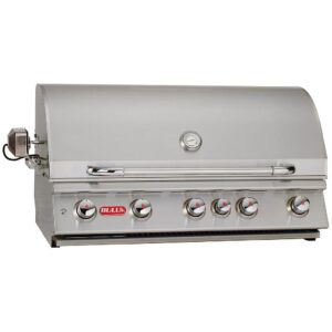Bull BBQ Brahma Einbaugasgrill 5 Brenner + Heckbrenner, mit Lichtern