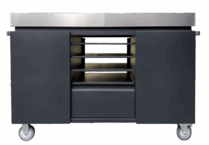 Everdure Pizza Station Black Finish 1400x640x966mm