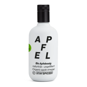 STAY SPICED BIO ! Apfelessig - naturtrüb - ungefiltert