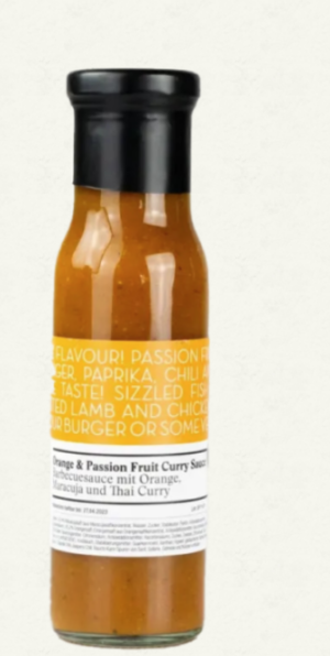Big Green Egg Orange&passion Fruit Curry Sauce
