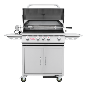 Bull BBQ Angus - Grillstation mit Infrarot Backburner und Rotisserie