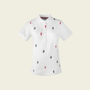 Big Green Egg Golf Poloshirt Damen weiß S