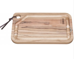 Tramontina Rechteckige Steakplatte,Teakholz 33x20x1,8cm