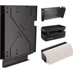 Outdoorchef HEAT Organizer - 4 tlg. mit Universalhalter, Küchenrollenhalter, Abfallbeutelhalter und Trennwand - magnetisch (für HEAT Grills, außer X-345)