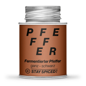 Stayspiced Fermentierter Pfeffer - schwarz ganz, 170ml