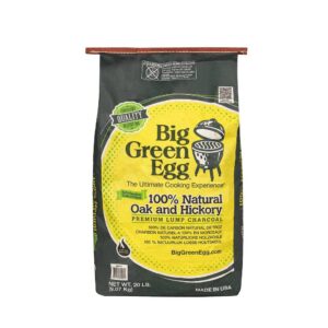 BigGreenEgg Hochwertige Bio-Holzkohle 8 kg