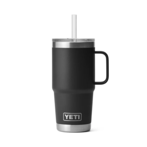 Rambler® 25 oz (710 ml) Straw Mug schwarz