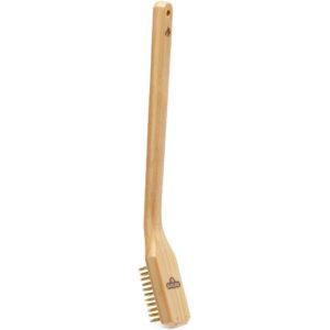 Napoleon Essential Messing Grillbürste mit Holzgriff