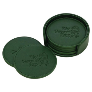 Big Green Egg Glas-Untersetzer Leder