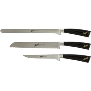 Berkel Elegance Schinkenmesser Set 3 teilig schwarz