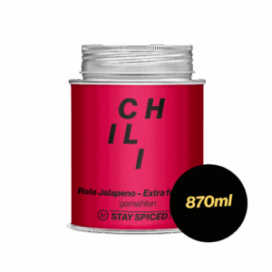 StaySpiced Jalapeno Chili rot gemahlen 870 ml