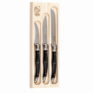 Style de Vie 3 tlg. Küchenmesserset: 1 Touren-, Wellenschliff- & Universalmesser