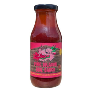 Kitchen Bastards Pink Dragon – scharfe BBQ Sauce mit Habanero & Chipotle 270g