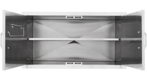 Bull BBQ Einbautür m. 2 Fächern Edelstahl 97cm